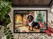 Dachshund Cozy Christmas Doormat Front Door Mat Indoor Outdoor Rugs For Entryway, Non Slip Washable Low Pile, 24H X 36W_maomaolike.com