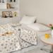 Wholesale INS Style Knitted Cotton Air Conditioning Cloud Soft Single Double Lightweight Washable Soybean Summer Cooling Quilt_maomaolike.com