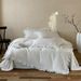 Wholesale INS French Style Princess Soft Naked Sleep Double Layer Gauze Full 4-Piece Ruffled Edge Pure Cotton Four-Piece Set_maomaolike.com