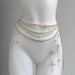 Multilayer Pearl Waist Chain For Women's Fashion Retro Y2K Designer Belt Character Playing Clothes Accessories Party_maomaolike.com