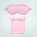Silk-Like Sleep Mask & Drawstring Bag Set - Wedding Favors Gift (Double-Sided Breathable Luxury Travel Essentials)_maomaolike.com