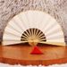 Brass Classical Ancient Scenery Spot Handicraft Chinese Style Folding Fan Cultural Play Gift For Elders_maomaolike.com