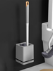 Household No-Drill With Base, Long Handle Brush, Plastic Wall-Mounted High-Quality Toilet Brush_maomaolike.com