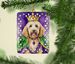 Goldendoodle King Of Mardi Gras Porcelain Ornament Christmas Tree Hanging Decorations For Home Christmas Holiday, Rectangle, Gift, Multicolor_maomaolike.com