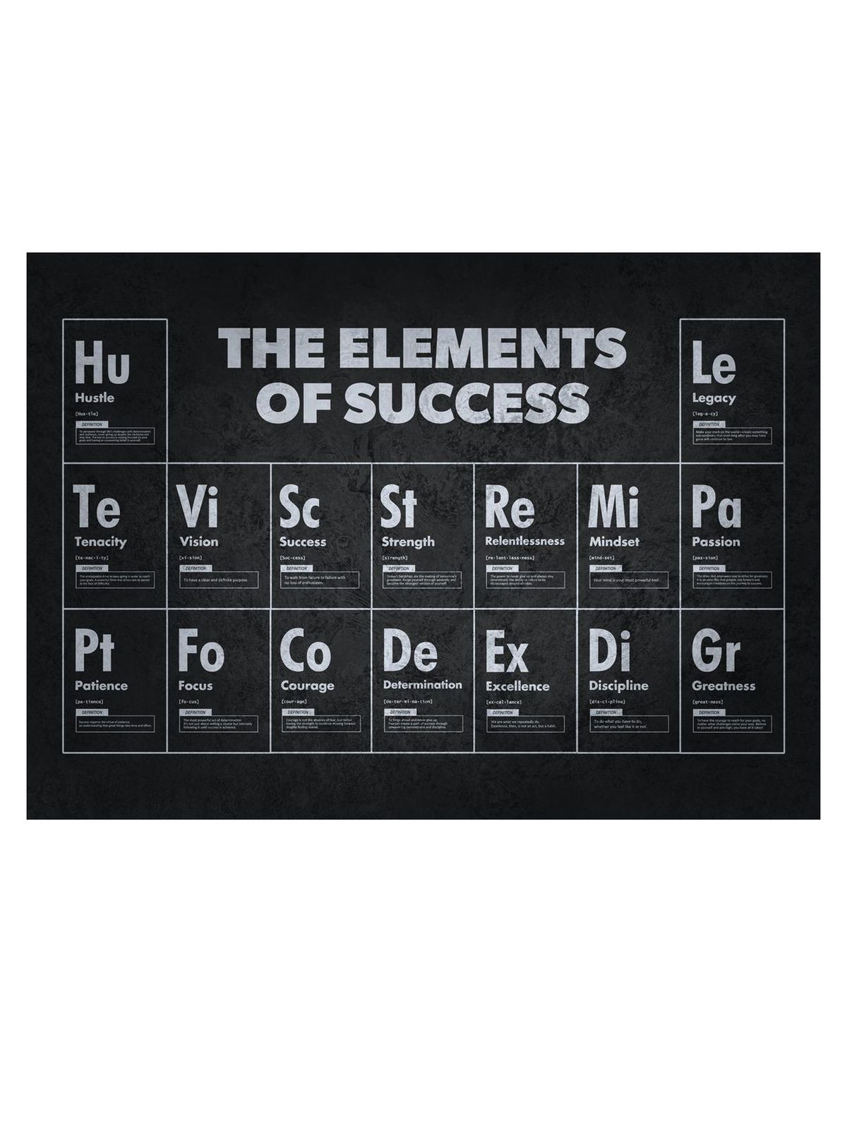 Success, Endeavour, Legacy, Resilience, Vision, Strength, Perseverance, Mindset, Passion, Patience, Focus, Courage, Determination, Self-Discipline_maomaolike.com