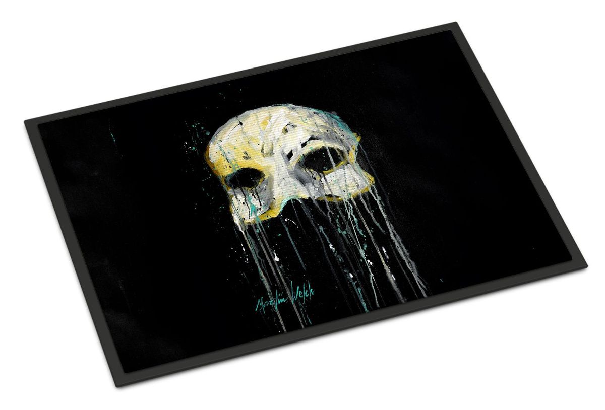 Mysterious Mask Doormat Front Door Mat Indoor Outdoor Rugs For Entryway, Non Slip Washable Low Pile, 24H X 36W_maomaolike.com
