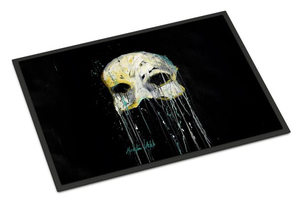 Mysterious Mask Doormat Front Door Mat Indoor Outdoor Rugs For Entryway, Non Slip Washable Low Pile, 24H X 36W_maomaolike.com