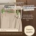 Clip Household Non-marking With Clips For Short Neck Wardrobe Built-in Pants Hanger_maomaolike.com