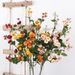 Little Home Decoration Artificial DIY European Style Floral Arrangement Fake Flower Small Rose_maomaolike.com