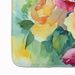 Roses In Watercolor Memory Foam Kitchen Mat Machine Washable Anti-Fatigue Mat Cushion Comfort Bath Mat Or Kitchen Rug_maomaolike.com