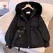 Women's Clothing winter new Korean style fashion Warm jacket cotton jacket thickened plus velvet large size warm coat_maomaolike.com