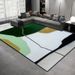 Living Room Rug,Large Rug,Oversized, Gold Leaves Design,Bedroom Rug,Soft And Thick, Machine Washable, Thickened Rug, Bedside Rug,Decorative Indoor Rug_maomaolike.com