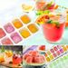 4pcs, ice cube mold, silicone ice cube tray, multifunctional household chocolate mold, stackable ice tray, cocktail, whiskey, kitchen utensils_maomaolike.com