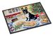 French Bulldog Christmas Cookies Doormat Front Door Mat Indoor Outdoor Rugs For Entryway, Non Slip Washable Low Pile, 24H X 36W_maomaolike.com
