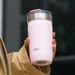TYESO 550/710ML Portable Insulated With Straw 304 Stainless Steel Vaccum Matte Ice Coffee Tumbler For Outdoor Car Travel_maomaolike.com
