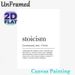 Stoicism Themed Painting Poster, Minimalist Typographic Text Poster, Inspirational Philosophical Definition Print, Suitable For Home Office And Study_maomaolike.com