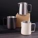 Coffee Spout Cup Latte Art 304 Stainless Steel Professional Milk Frothing Pitcher Tool_maomaolike.com