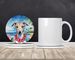 Whippet Luau Large Sandstone Coasters Pack Of 4 Absorbent Round Coasters Decor Gifts For Men Or Women, 4 In, Multicolor_maomaolike.com
