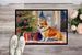 Corgi Cozy Christmas Doormat Front Door Mat Indoor Outdoor Rugs For Entryway, Non Slip Washable Low Pile, 24H X 36W_maomaolike.com