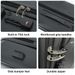 3pcs Luggage Set-Durable Hard Shell Suitcase Set With Double Spinner Wheels, Large Capacity Travel Trolley Case, Perfect For Business & Family Trips, And Ideal_maomaolike.com