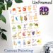 Arabic Alphabet Learning Painting Poster, Soft Watercolor-style Cute Animals & Objects With Arabic Letters Poster, Practical Arabic Language Learning_maomaolike.com