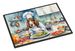Basset Hound The Chef Doormat Front Door Mat Indoor Outdoor Rugs For Entryway, Non Slip Washable Low Pile, 24H X 36W_maomaolike.com