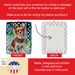 Papillon Christmas Porcelain Ornament Christmas Tree Hanging Decorations For Home Christmas Holiday, Rectangle, Gift, Multicolor_maomaolike.com