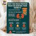 Kidney Health & Protein Intake Painting Poster, Informative Infographic Style Poster, Educational Guide Explaining Kidney Risks From Excess Protein_maomaolike.com