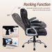 Executive Office Chair Leather Ergonomic Computer Desk Chair Leather With Padded Seat And Armrests Adjustable Backrest For Home, Office And Meeting Room_maomaolike.com
