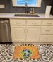 Dalmatian Hippie Dawg Memory Foam Kitchen Mat Machine Washable Anti-Fatigue Mat Cushion Comfort Bath Mat Or Kitchen Rug_maomaolike.com