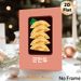 Korean Fried Dumplings Painting Poster, Vibrant Cartoon-style Golden Dumplings On Dark Plate Poster, Delightful Food-themed Decor Ideal For Kitchen_maomaolike.com