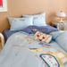 Ice Silk Quilt Cover Summer 60S Tencel Children's Three-Piece Set For Boys, Excavator Cartoon Embroidered Duvet Cover,_maomaolike.com