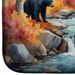 Bears Autumn In The Woods Dish Drying Mat Absorbent Dish Drying Mat Pad For Kitchen Counter Dish Drainer Mat For Countertop, 14 X 21", Multicolor_maomaolike.com