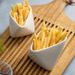 3D Folded Edge French Fries Cup Household Ceramic Cooking Bowl Creative Specialty Hotel Tableware Snack Plate Dipping_maomaolike.com