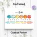 Pain Scale Painting Poster, Soft Watercolor Emoticon Graphic Poster, Clear Pain Level Reference, Ideal For Clinics And Healthcare Settings_maomaolike.com