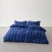 Wholesale INS Nordic Style Japanese Simple Pure Cotton Four-Piece Set Retro Striped All-Cotton Dormitory Apartment Homestay Beddin_maomaolike.com