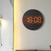 Round Minimalist Living Room Personality Creative Decorative Wall Cream Style Home Hanging Clock G218B_maomaolike.com