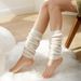 Stack stocking knitted leg warmers Vintage ins student stocking white socks_maomaolike.com
