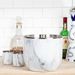 Extra Large Ice Bucket With Lid And Ice Scoop, Natural Teak_maomaolike.com