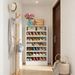 8-Tier Shoe Rack, Wooden Shoe Shelf Shoe Storage Cabinetwh_maomaolike.com