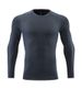 Men's Clothing Long-Sleeved Sports T-Shirt Running Quick-Drying Tights Fitness Breathable Training Outdoor Clothing Round Neck Sweatshirt_maomaolike.com