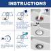 JUE-FISH Drain Gel Pipe Unclogger, Kitchen Bathroom Sewer Odor Cleaning Dissolves Dredging To Prevent Clogging_maomaolike.com