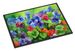 Illinois Violet In Watercolor Doormat Front Door Mat Indoor Outdoor Rugs For Entryway, Non Slip Washable Low Pile, 24H X 36W_maomaolike.com