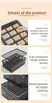 Lidded Underwear Organizer, Thickened Multi-Compartment Box For Socks & Bras, 3-Piece Set With Dividers_maomaolike.com