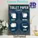 Toilet Paper Etiquette Painting Poster, Vintage Retro Humorous Toilet Guide Poster, Funny Decorative Piece Ideal For Bathroom Spaces_maomaolike.com