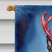Belgian Sheepdog Christmas Reindeer House Flag Large Porch Sleeve Pole Decorative Outside Yard Banner Artwork Wall Hanging, Polyester, House Size, Multicolor_maomaolike.com