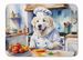 Great Pyrenees The Chef Memory Foam Kitchen Mat Machine Washable Anti-Fatigue Mat Cushion Comfort Bath Mat Or Kitchen Rug_maomaolike.com