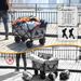 Collapsible Heavy Duty Beach Wagon Cart Outdoor Folding Utility Camping Garden Beach Cart With Universal Wheels Adjustable Handle Shopping_maomaolike.com