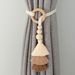 Internet Celebrity Hot-Selling New Simple Luxury Tiebacks Tassel Woven Rope Storage Curtain Rings Home Decoration 2p-set_maomaolike.com