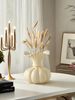 1pc French Creative Cream Style Ins Nordic Design Ceramic Vase Can Be Filled With Water, Flower Arrangement Vase, Multi-scene Ornament Decoration Vase_maomaolike.com